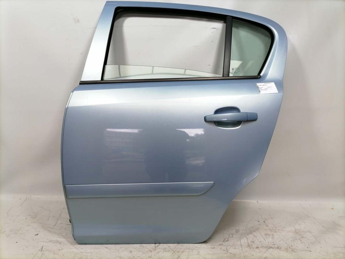 Opel Corsa D original Tür hinten links Z21C Aeroblau Rohbau BJ08